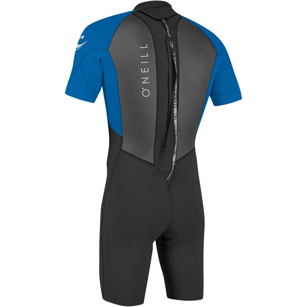 2025 O'Neill Mens Reactor II 2mm Back Zip Shorty Wetsuit 5041 - Black / Ocean